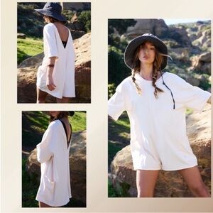 NWOT Free People Hot Shot tee romper
